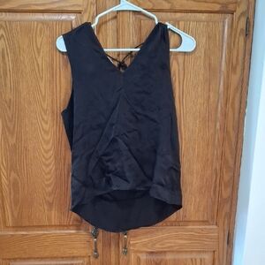 Black Sleeveless Women's Top